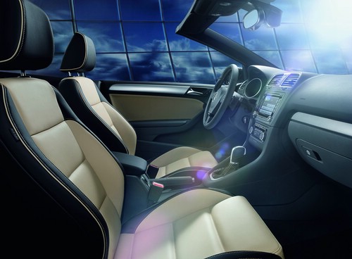 VW Golf Cabriolet Sondermodell Exclusive Innenraum
