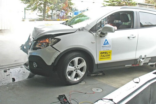 Crashtest mit dem neuen Opel Mokka
