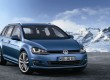 VW Golf Variant 2013 in Blau in der Frontansicht