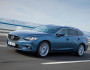 Blauer Mazda6 Kombi Baujahr 2013 in der Seitenansicht