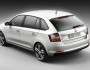 Skoda Rapid Spaceback in weiss Exterieur Aufnahmen