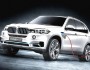 Die Front und Seitenpartie des BMW Concept X5 eDrive