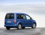 Die Heck und Seitenpartie des neuen Volkswagen Caddy Blue Motion