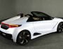 Das Honda S660 CONCEPT in weiß in der Seitenansicht