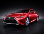 Lexus RC Concept in rot in der Frontansicht
