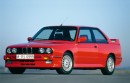 Die erste Generation des BMW M3, gebaut von 1986 bis 1991.