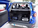 Der Kofferraum des Ford Ecosport mit 1240 Liter Volumen