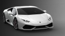 2014er Lamborghini Huracàn in der Frontansicht