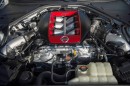 Blick unter der Motorhaube des Nissan GT-R Nismo