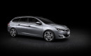 Die Seitenpartie des Peugeot 308 SW