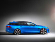 Der neue Kombi Jaguar XFR-S Sportbrake in blau in der Seitenansicht