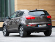 Die Heckpartie des Kia Sportage Facelift 2014