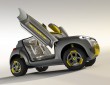 Renault Kwid Concept mit Flügeltüren, die elektrisch auf und zu gehen