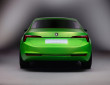 Das Heck der Studie Skoda Vision C