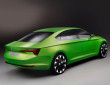 Erste Fotos vom Skoda Vision C in grün