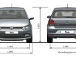 Facelift Volkswagen Polo Außenabmessungen, höhe, breite