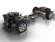 Hochvolt-Lithiumionen-Batterie und Getriebe des BMW X5 Plug-in Hybrid