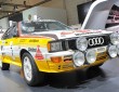 Highlight auf dem Audi Stand: Der Audi Rallye quattro A2.