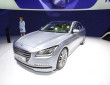 Präsentation des neuen Hyundai Genesis auf dem Genfer Auto-Salon 2014