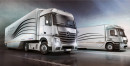 Mercedes-Benz Aerodynamics Trailer und Aerodynamics Truck. Foto:     Auto-Medienportal.Net/ Daimler 