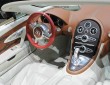 Das luxuriose Interieur des Supersportwagens Bugatti Veyron Black Bess 