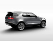 Die Seiten und Heckpartie des Land Rover Discovery Vision Concept