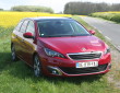 Der neue (2014) Peugeot 308 SW in rot