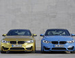 Die Frontpartie der neuen Baureihen BMW M3 und M4