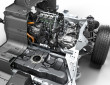 Der Dreizylinder Motor des Sportwagens BMW i8
