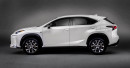 Die Seitenpartie des neuen Kompakt-SUV Lexus NX