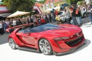 GTI Roadster Vision Gran Tourismo in rot am Wörthersee