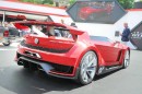 Wörthersee 2014: Showcar GTI Roadster Vision Gran Tourismo in rot