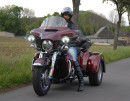Testfahrzeug Harley-Davidson Tri Glide Ultra beim Test