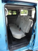 Die Rücksitzbank im Van Nissan e-NV200 Tekna-Van