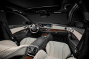 Ledersitze in Beige im Mercedes-Benz S-Klasse lang,