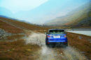 Range Rover Sport SVR in Blau Pressefoto Land Rover