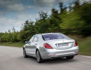 Mercedes-Benz S 500 mit Plug-in-Hybridantrieb in der Heckansicht