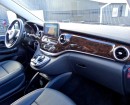Der große Bildschirm im Mercedes-Benz V220 CDI