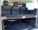 Der Kofferraum des Mercedes-Benz V220 CDI