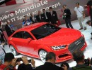 Auf dem Pariser Autosalon präsentiert Audi das neue Konzeptauto TT Sportback.