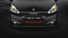 Der Frontspoiler des Kleinwagens Peugeot 208 GTi 30th