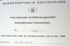 Internationaler Kraftfahrzeugverkehr - Internationaler Führerschein. Foto: dpp-AutoReporter