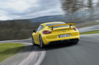 Porsche Cayman GT4 in Gelb