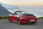 Porsche 911 Targa 4 GTS Heckansicht (Rot)