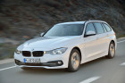 weißer BMW 3er Touring Facelift 2015