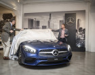 Mercedes-Benz SL bei der Vorabend-Premiere in Los Angeles