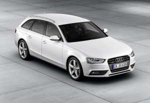 Der neue Audi A4 Avant in der Farbe Weiss