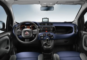 Das Innenleben des Fiat Panda (Blau)