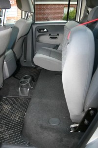 Hintere Sitze im VW Amarok