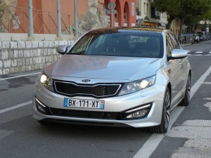 Der Front des Kia Optima